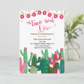 Taco 'À propos d'amour Cactus Invitation de la dou (Debout devant)
