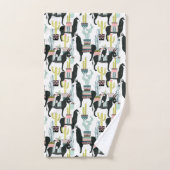 Taco à propos d'amour | Motif Llama & Donkey (Serviette à main)