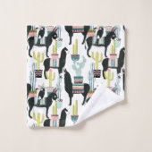 Taco à propos d'amour | Motif Llama & Donkey (Gant de toilette)
