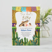 Taco à propos d'un bébé Charro Boy Invitation (Debout devant)