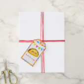 Taco à propos d'un bébé - Étiquette de cadeau pour (Avec de la ficelle)