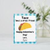 Taco à propos d'un grand ami Carte Saint Valentin (Debout devant)