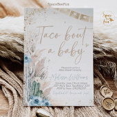 Taco à propos d'une baby shower Invitation Bohème