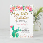 Taco à propos d'une carte d'Invitation du Parti de (Debout devant)