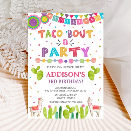 Taco à propos d'une invitation à une fête