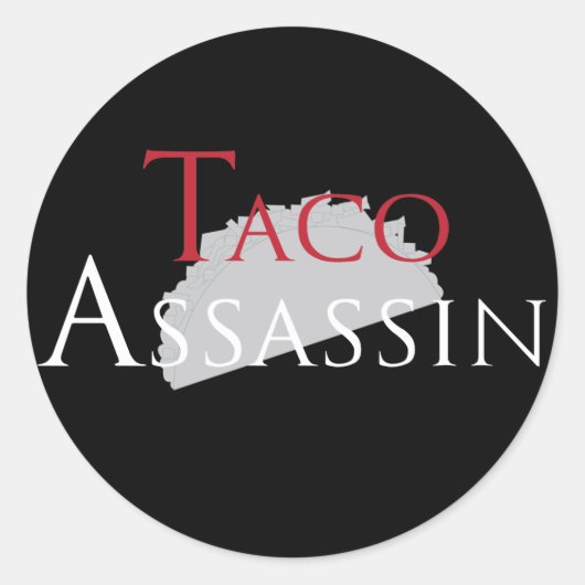 Taco Assassin Stickers (Voorkant)