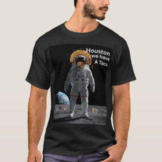 Taco Astronaut in de ruimte Funny T-Shirt