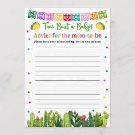 Taco Baby shower advies voor het mama spel