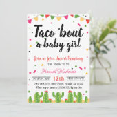 Taco baby shower invitation taco à propos d'une pe (Debout devant)