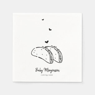 Taco Baby Shower Servet