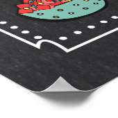 Taco Bar Menu Feestbord Poster (Hoek)