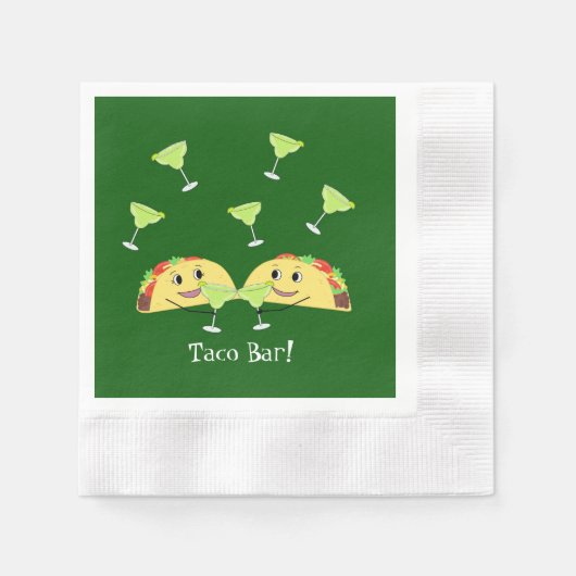 Taco Bar Napkins Servet (Voorkant)