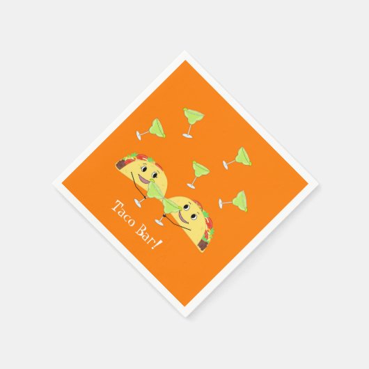 Taco Bar Papieren servetten (Hoek)