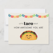 Taco bedankpas bedankkaart (Voorkant)