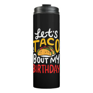 Taco Birthday Cinco De Mayo Gift Thermosbeker