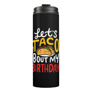 Taco Birthday Cinco De Mayo Gift Thermosbeker
