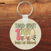 Taco Bout 100 dagen school Sleutelhanger (Voorkant)