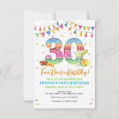 Taco Bout, 30e anniversaire Fiesta Invitation (Devant)