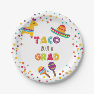 Taco Bout a Afstudeerder Fiesta Afstuderen Bord - 
