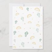 Taco-Bout a Baby, Baby shower de Fiesta Invitation (Dos)