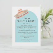 Taco Bout a Baby Baby shower Invitation (Debout devant)