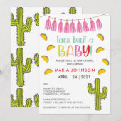 Taco Bout A Baby Baby shower Invitation (Devant / Derrière)