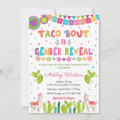 Taco 'Bout a Baby Gender Reveal Invitation (Devant)