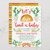 Taco Bout A Baby Invitation (Devant / Derrière)
