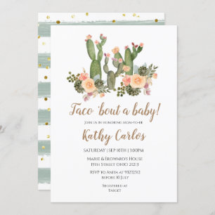 Taco ‘Bout A Baby Invitation