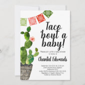 Taco Bout A Baby Invitation (Devant)