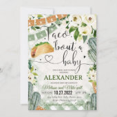 Taco 'Bout A Baby Invitation Baby shower Fiesta (Devant)