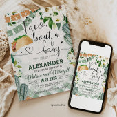 Taco 'Bout A Baby Invitation Baby shower Fiesta