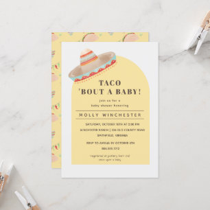 Taco Bout a Baby Invitation Kaart