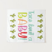 Taco Bout A Baby Tapestry Wandkleed (Voorkant (horizontaal))