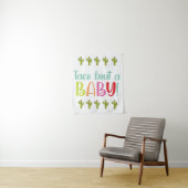 Taco Bout A Baby Tapestry Wandkleed (In situ)