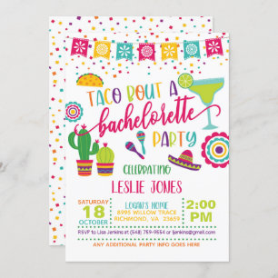 Taco Bout a Bachelorette Party Invitation - WH