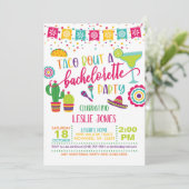 Taco Bout a Bachelorette Party Invitation - WH Kaart (Staand voorkant)