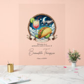 Taco ‘Bout a Future Acrylique Graduation Bienvenue (Mariage)