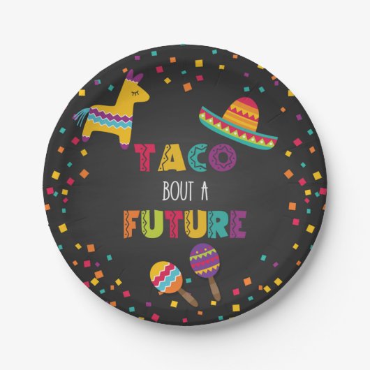 Taco Bout a Future Fiesta Afstuderen Bord (Voorkant)