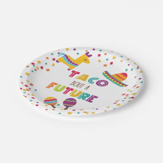 Taco Bout a Future Fiesta Afstuderen Bord - White (Gekanteld)