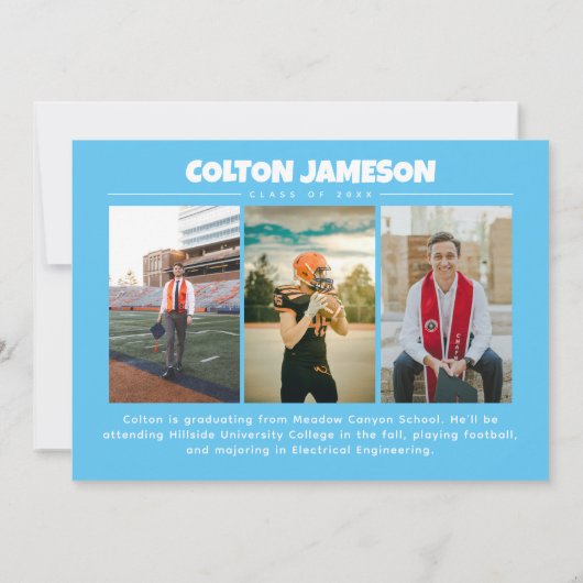 Taco Bout a Great Future Graduation Faire-part (Dos)