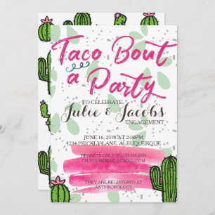 Taco Bout A Party Engagement Party Kaart