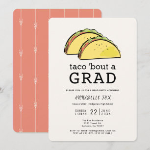 Taco Bout AFSTUDEERDER Graduation Party Kaart