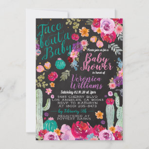 Taco Bout Amour Baby shower Invitation