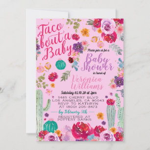 Taco Bout Amour Baby shower Invitation