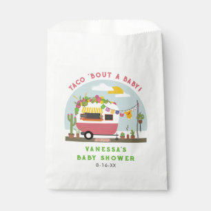 Taco Bout Baby Hot Pink Girl Baby shower Bedankzakje