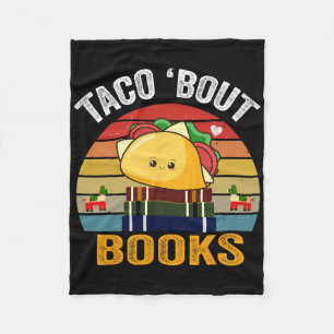 Taco Bout Boeken Grappig Mexicaans Eten Cinco de M Fleece Deken