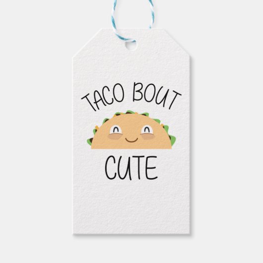 Taco Bout Cute Cadeaulabel (Voorkant)