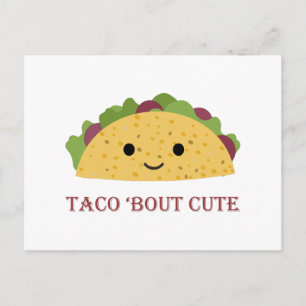 Taco Bout Cute Kawaii Taco Feestdagenkaart