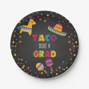 Taco Bout een Afstudeerder Fiesta Afstuderen Bord